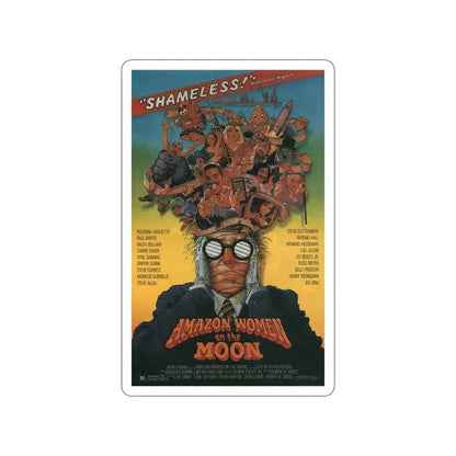 AMAZON WOMEN ON THE MOON 1987 Movie Poster STICKER Vinyl Die-Cut Decal 4 Inch - The Sticker Space