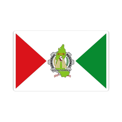 Amazonas bandera (Peru) STICKER Vinyl Kiss-Cut Decal 4 Inch White - The Sticker Space