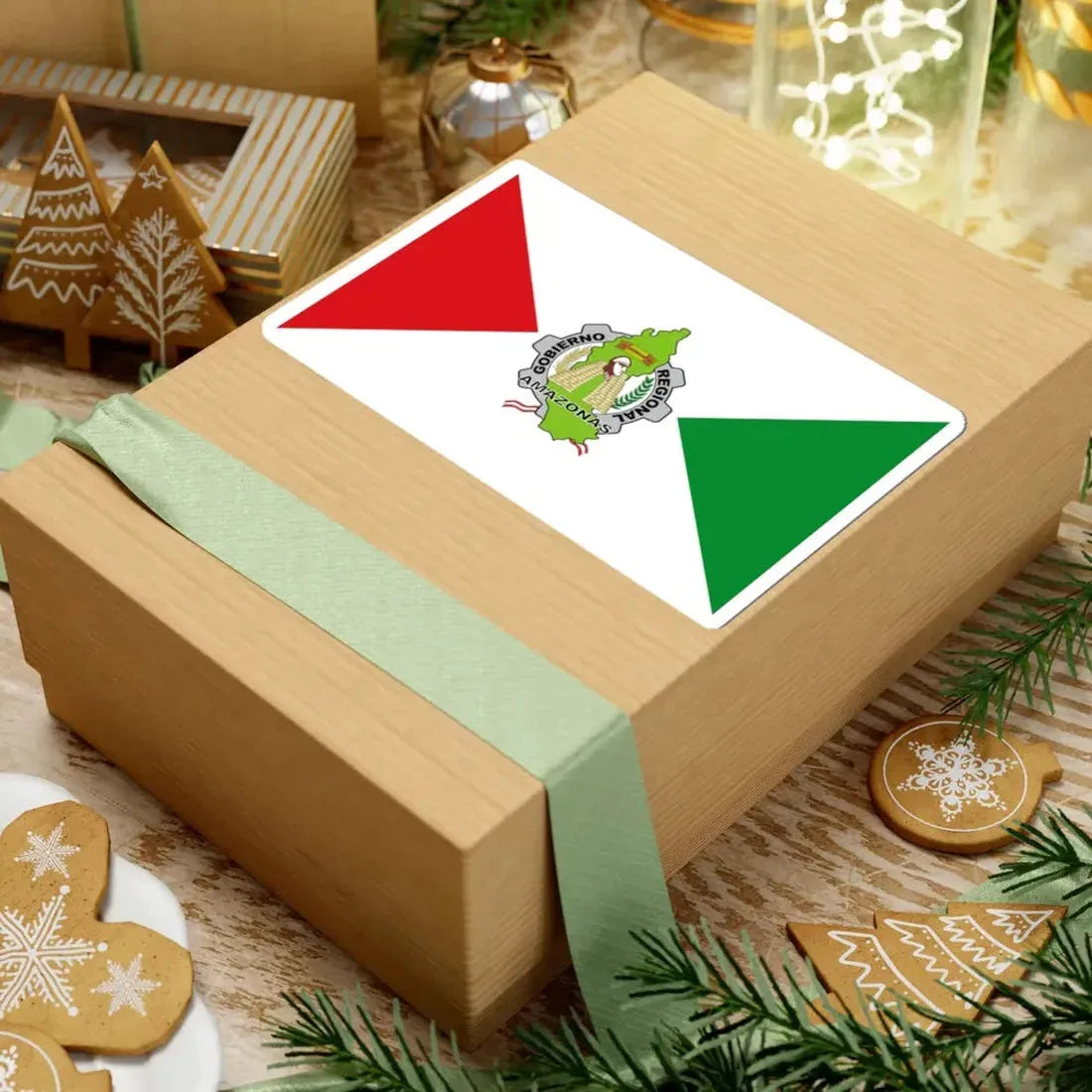 Amazonas bandera (Peru) STICKER Vinyl Kiss-Cut Decal - The Sticker Space