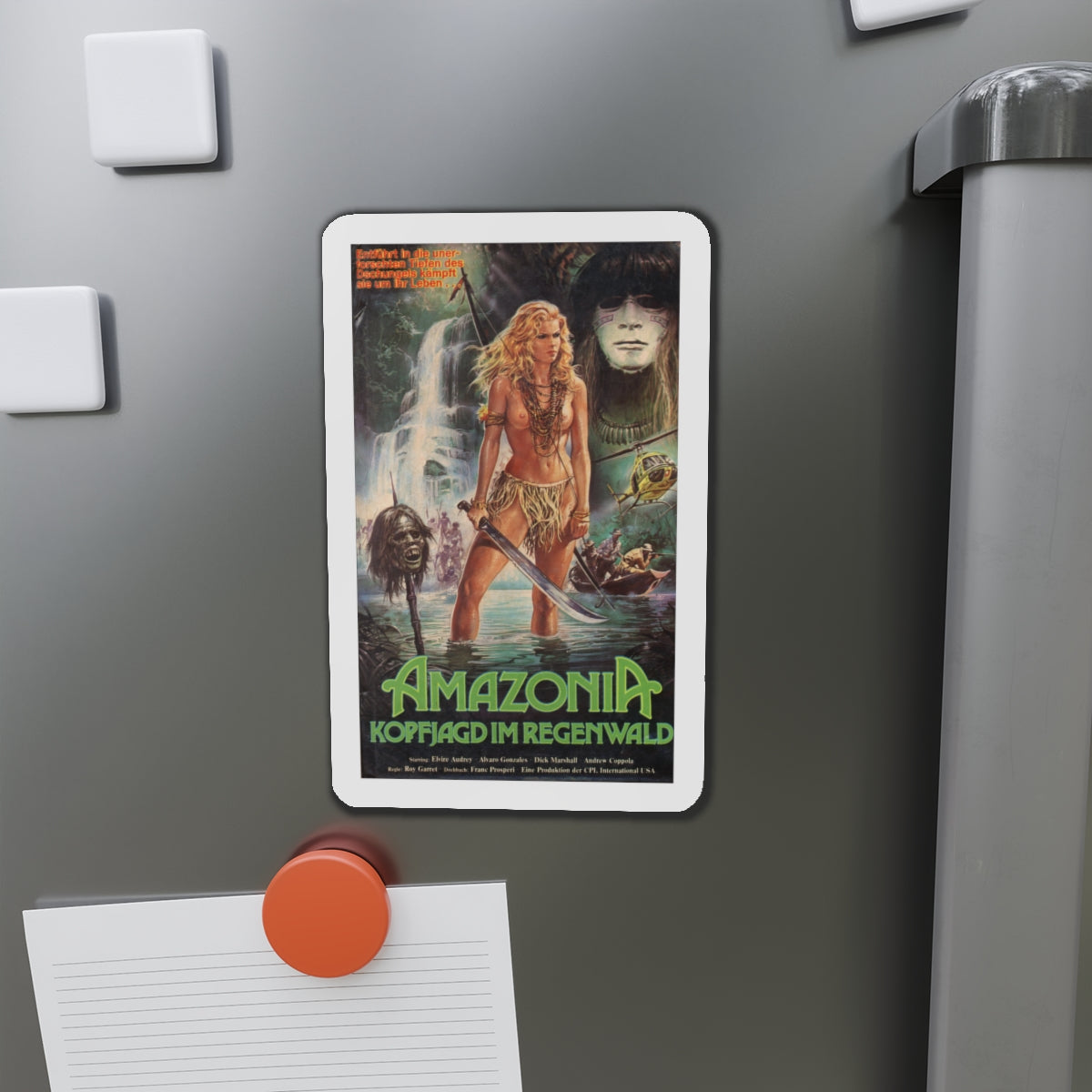 AMAZONIA 1985 Movie Poster - Die-Cut Magnet-The Sticker Space