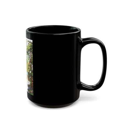 Amazonia - A World Resource at Risk (1992) (Map) Black Coffee Mug-The Sticker Space