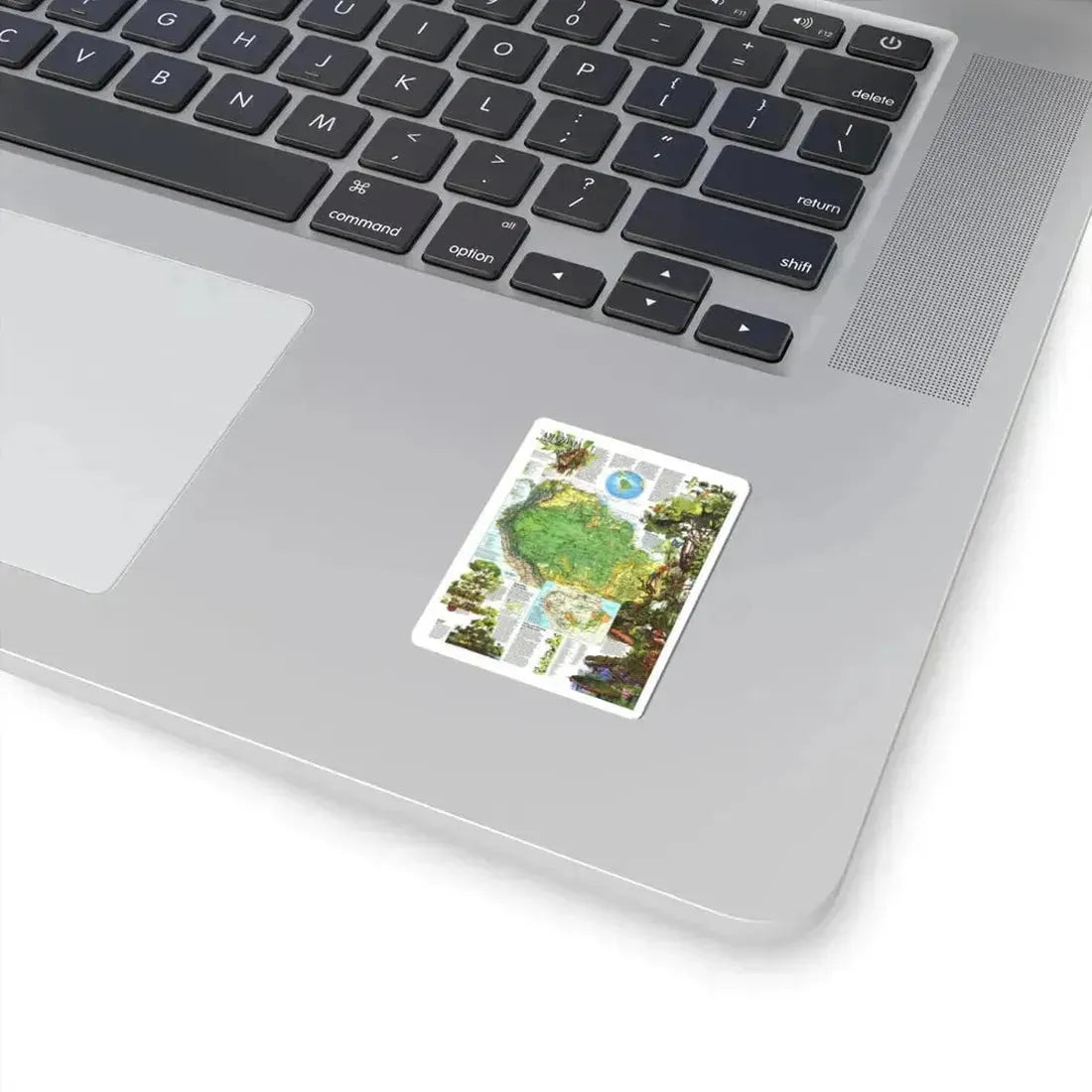 Amazonia - A World Resource at Risk (1992) (Map) STICKER Vinyl Kiss-Cut Decal - The Sticker Space