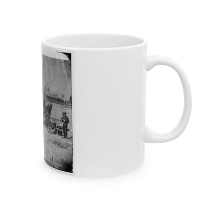 Ambulance Corps. Method Of Removing Wounded From The Field (U.S. Civil War) White Coffee Mug-The Sticker Space