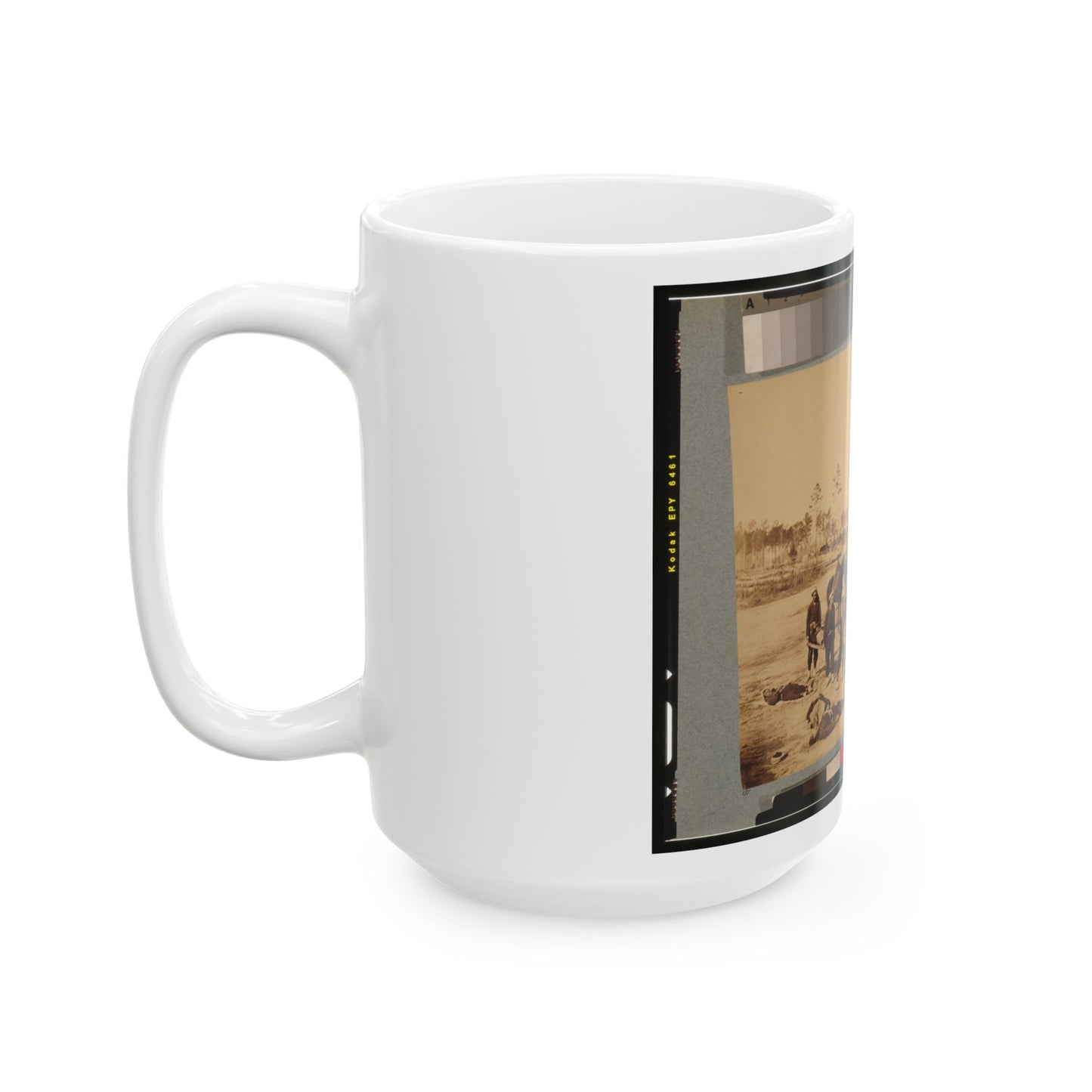 Ambulance Drill At Headquarters Army Of Potomac, Near Brandy Station, Va., March, 1864 (U.S. Civil War) White Coffee Mug