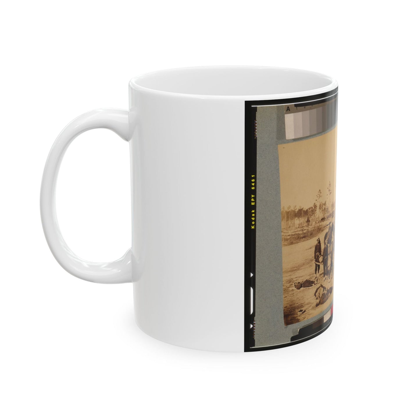 Ambulance Drill At Headquarters Army Of Potomac, Near Brandy Station, Va., March, 1864 (U.S. Civil War) White Coffee Mug