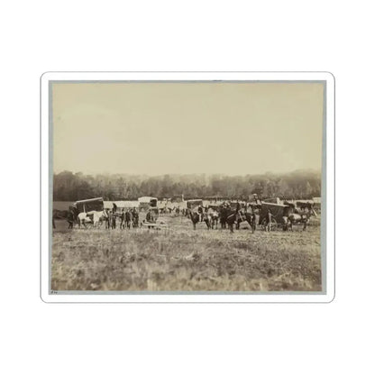 Ambulance Train, 1St Division, 2D Army Corps. (U.S. Civil War) STICKER Vinyl Kiss-Cut Decal 2 Inch White - The Sticker Space