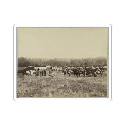 Ambulance Train, 1St Division, 2D Army Corps. (U.S. Civil War) STICKER Vinyl Kiss-Cut Decal 6 Inch White - The Sticker Space