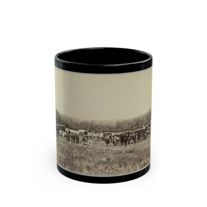 Ambulance Train, 1st Division, 2d Army Corps. (U.S. Civil War) Black Coffee Mug