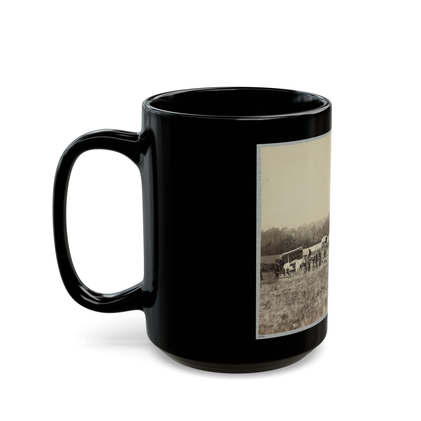 Ambulance Train, 1st Division, 2d Army Corps. (U.S. Civil War) Black Coffee Mug