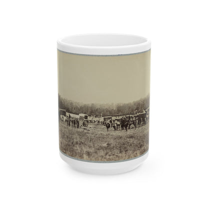 Ambulance Train, 1st Division, 2d Army Corps. (U.S. Civil War) White Coffee Mug