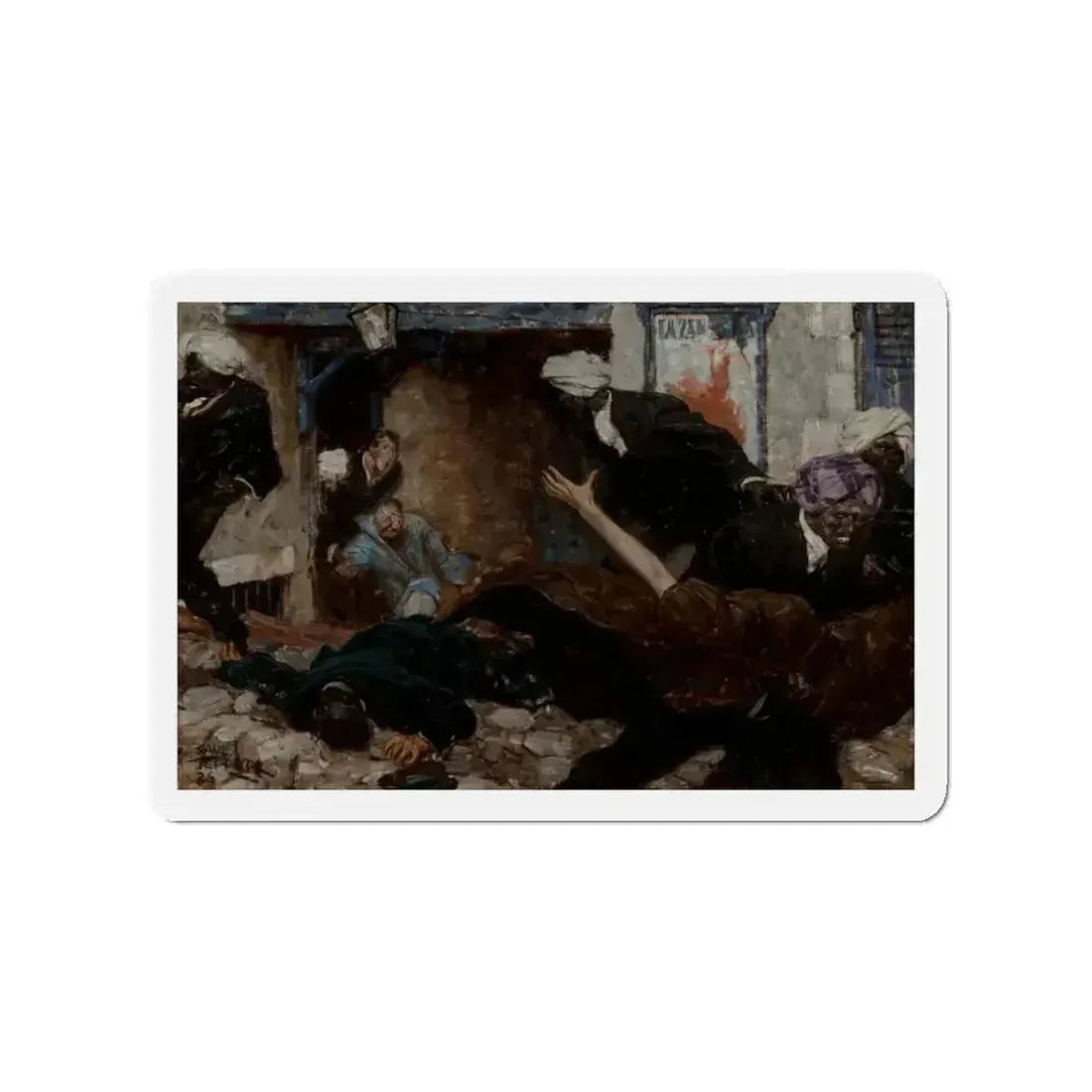 Ambush, 1926 (Magazine Illustration) Refrigerator Magnet 3 Inch - The Sticker Space