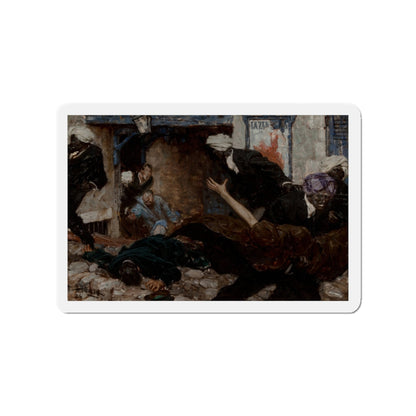 Ambush, 1926 (Magazine Illustration) Refrigerator Magnet-3" x 3"-The Sticker Space