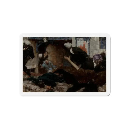 Ambush, 1926 (Magazine Illustration) Refrigerator Magnet 5 Inch - The Sticker Space
