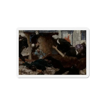 Ambush, 1926 (Magazine Illustration) Refrigerator Magnet 6 Inch - The Sticker Space