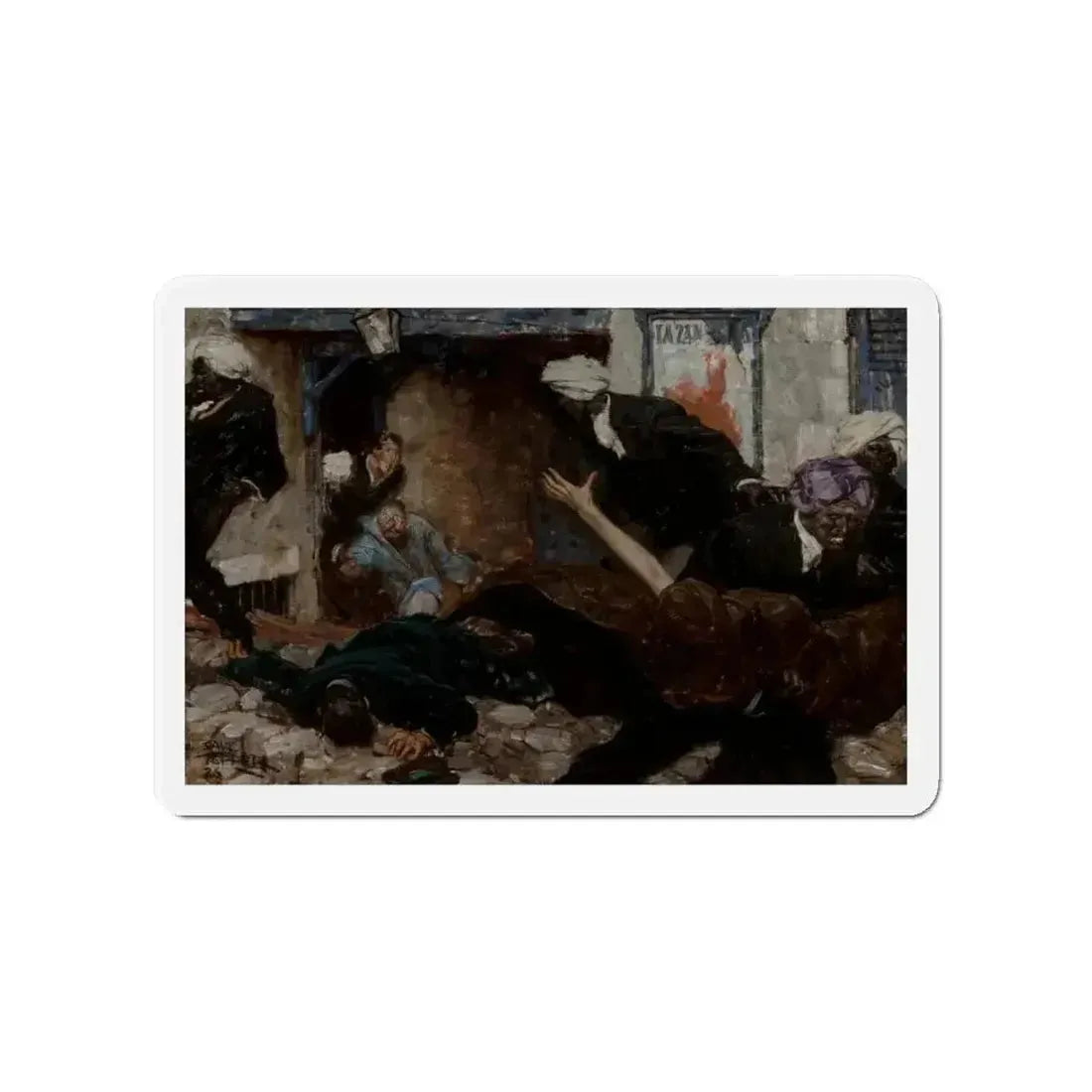 Ambush, 1926 (Magazine Illustration) Refrigerator Magnet - The Sticker Space