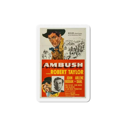 Ambush 1950 Movie Poster Refrigerator Magnet 4 Inch - The Sticker Space