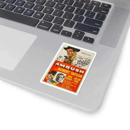 Ambush 1950 Movie Poster - STICKER Vinyl Kiss-Cut Decal - The Sticker Space