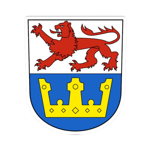 Amden-blazon (Switzerland) (Coat of Arms) STICKER Vinyl Kiss-Cut Decal 2 Inch White - The Sticker Space