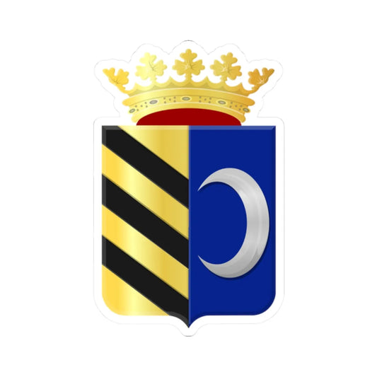 Ameland wapen (Netherlands) (Coat of Arms) STICKER Vinyl Kiss-Cut Decal 2 Inch White - The Sticker Space