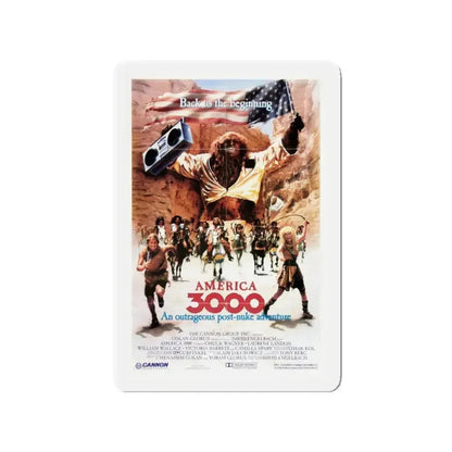 AMERICA 3000 1986 Movie Poster - Refrigerator Magnet - The Sticker Space
