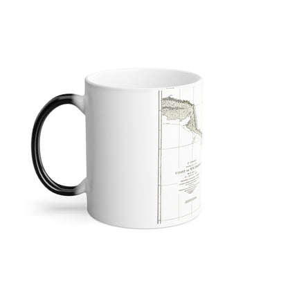 America - NorthWest Coast (1898) (Map) Color Changing Mug 11oz-11oz-The Sticker Space