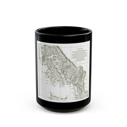 America - NorthWest Coast (1899) (Map) Black Coffee Mug-15oz-The Sticker Space