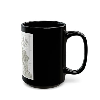 America - NorthWest Coast (1899) (Map) Black Coffee Mug-The Sticker Space