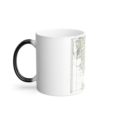 America - NorthWest Coast (1899) (Map) Color Changing Mug 11oz-11oz-The Sticker Space