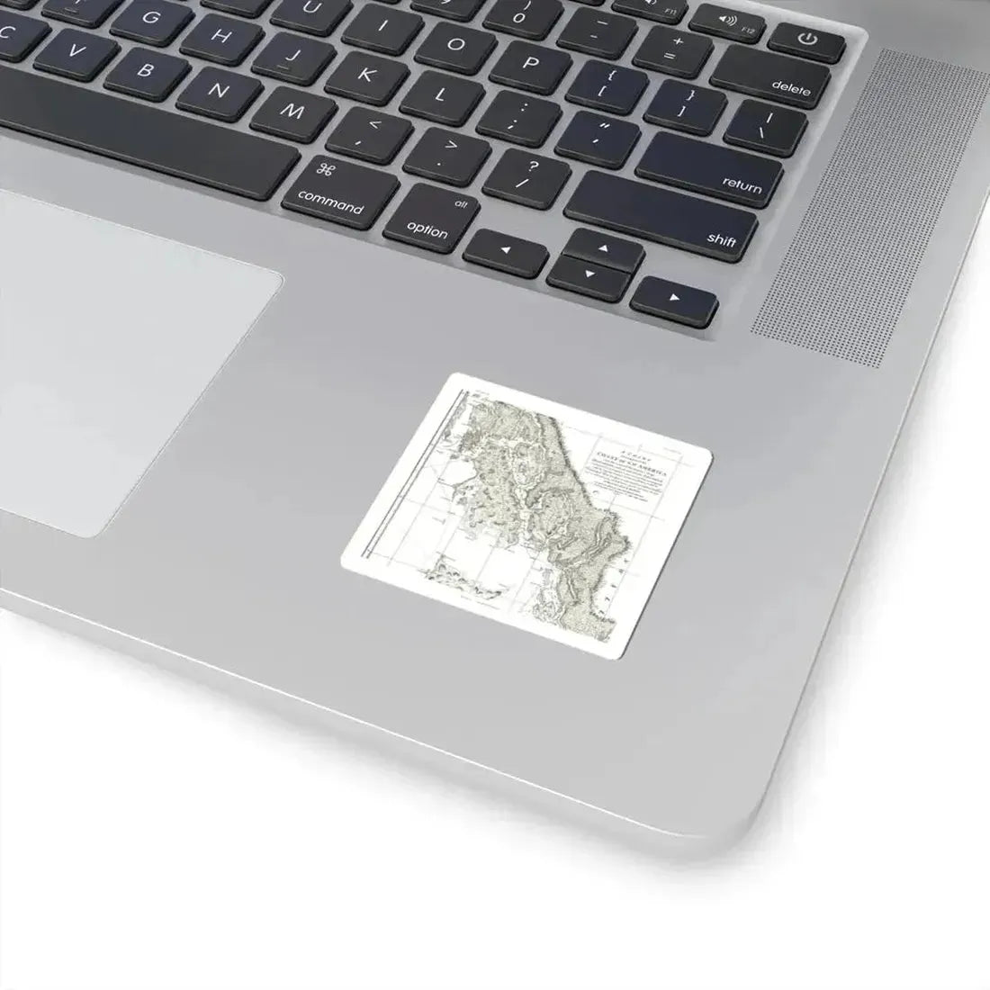 America - NorthWest Coast (1899) (Map) STICKER Vinyl Kiss-Cut Decal - The Sticker Space