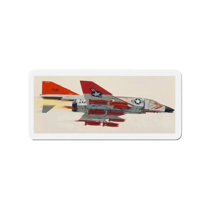 America's Hottest Jet, Popular Science magazine cover, May 1962 (Magazine Illustration) Refrigerator Magnet - The Sticker Space