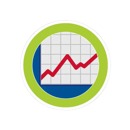 American Business (Boy Scout Merit Badge) STICKER Vinyl Kiss-Cut Decal 3 Inch White - The Sticker Space