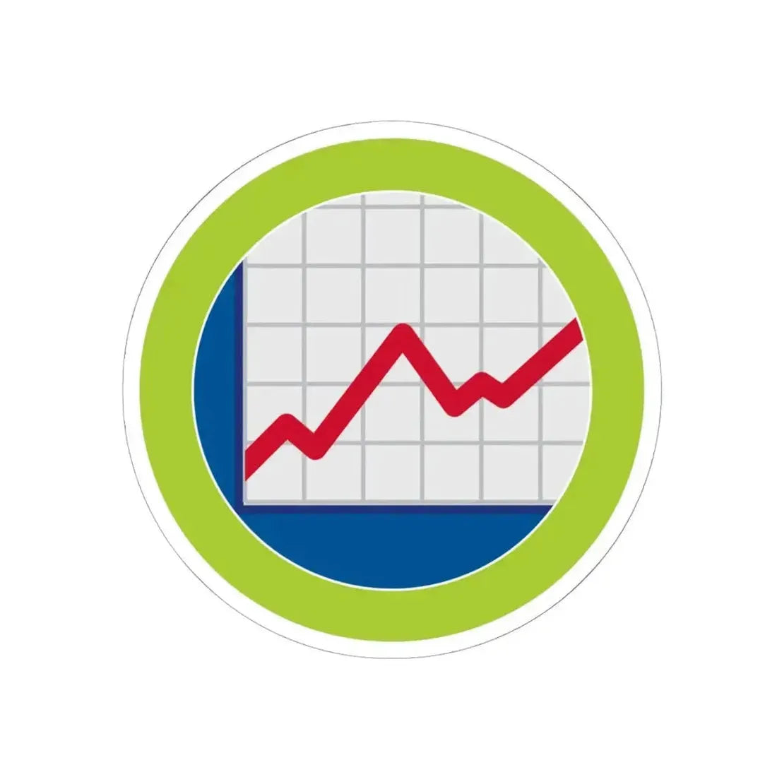 American Business (Boy Scout Merit Badge) STICKER Vinyl Kiss-Cut Decal 6 Inch White - The Sticker Space