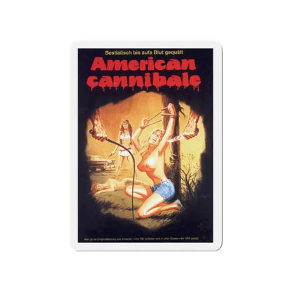 AMERICAN CANNIBALE (AKA SNUFF) 1975 Movie Poster - Refrigerator Magnet - The Sticker Space