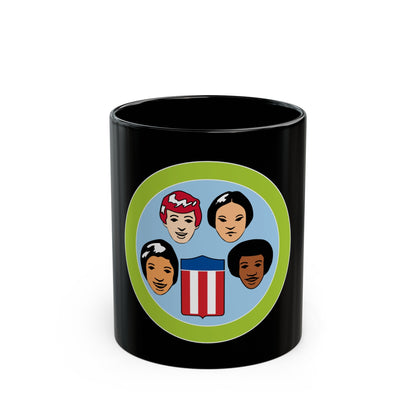 American Cultures (Boy Scout Merit Badge) Black Coffee Mug-11oz-The Sticker Space