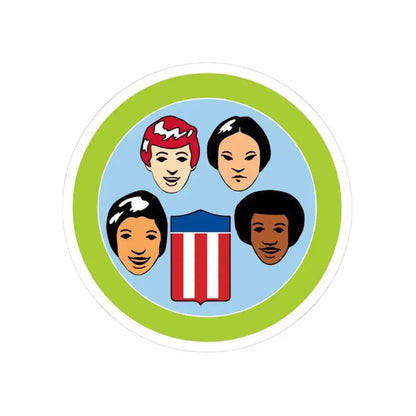 American Cultures (Boy Scout Merit Badge) STICKER Vinyl Kiss-Cut Decal 3 Inch White - The Sticker Space