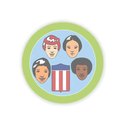 American Cultures (Boy Scout Merit Badge) STICKER Vinyl Kiss-Cut Decal 4 Inch Transparent - The Sticker Space