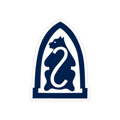 American Expeditionary Forces Siberia (U.S. Army) REVERSE PRINT Transparent Die-Cut STICKER 6 Inch Die-Cut Transparent - The Sticker Space