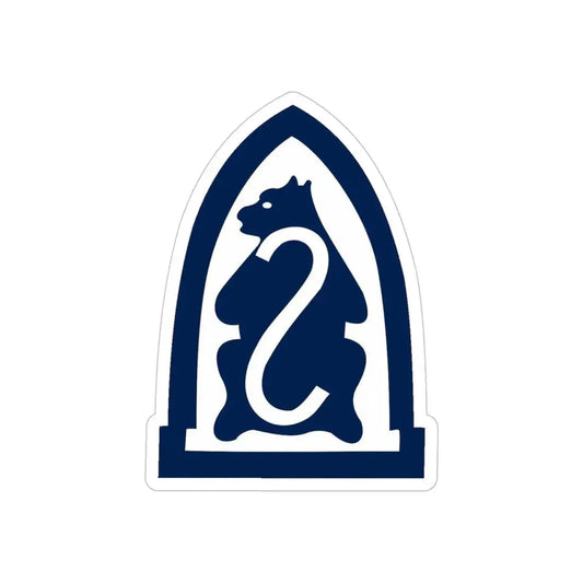 American Expeditionary Forces Siberia (U.S. Army) REVERSE PRINT Transparent Die-Cut STICKER 6 Inch Die-Cut Transparent - The Sticker Space