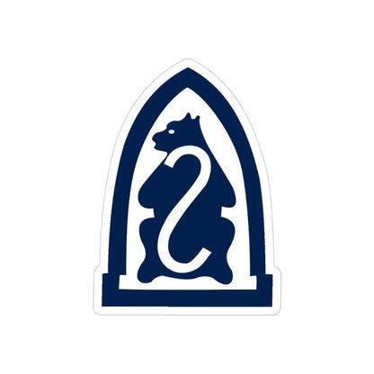 American Expeditionary Forces Siberia (U.S. Army) REVERSE PRINT Transparent Die-Cut STICKER - The Sticker Space