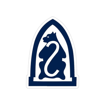 American Expeditionary Forces Siberia (U.S. Army) REVERSE PRINT Transparent Die-Cut STICKER - The Sticker Space