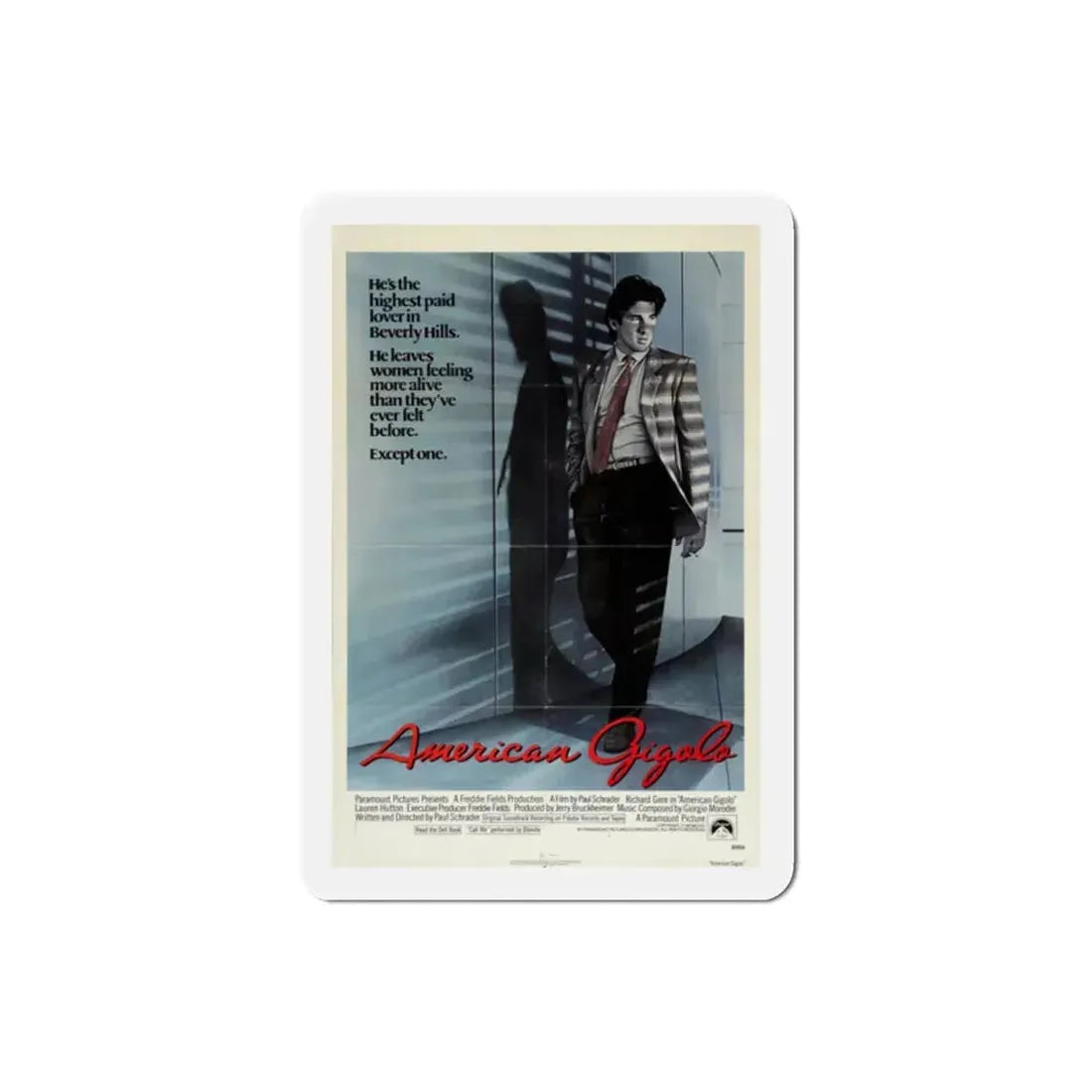 American Gigolo 1980 Movie Poster Refrigerator Magnet 2 Inch - The Sticker Space