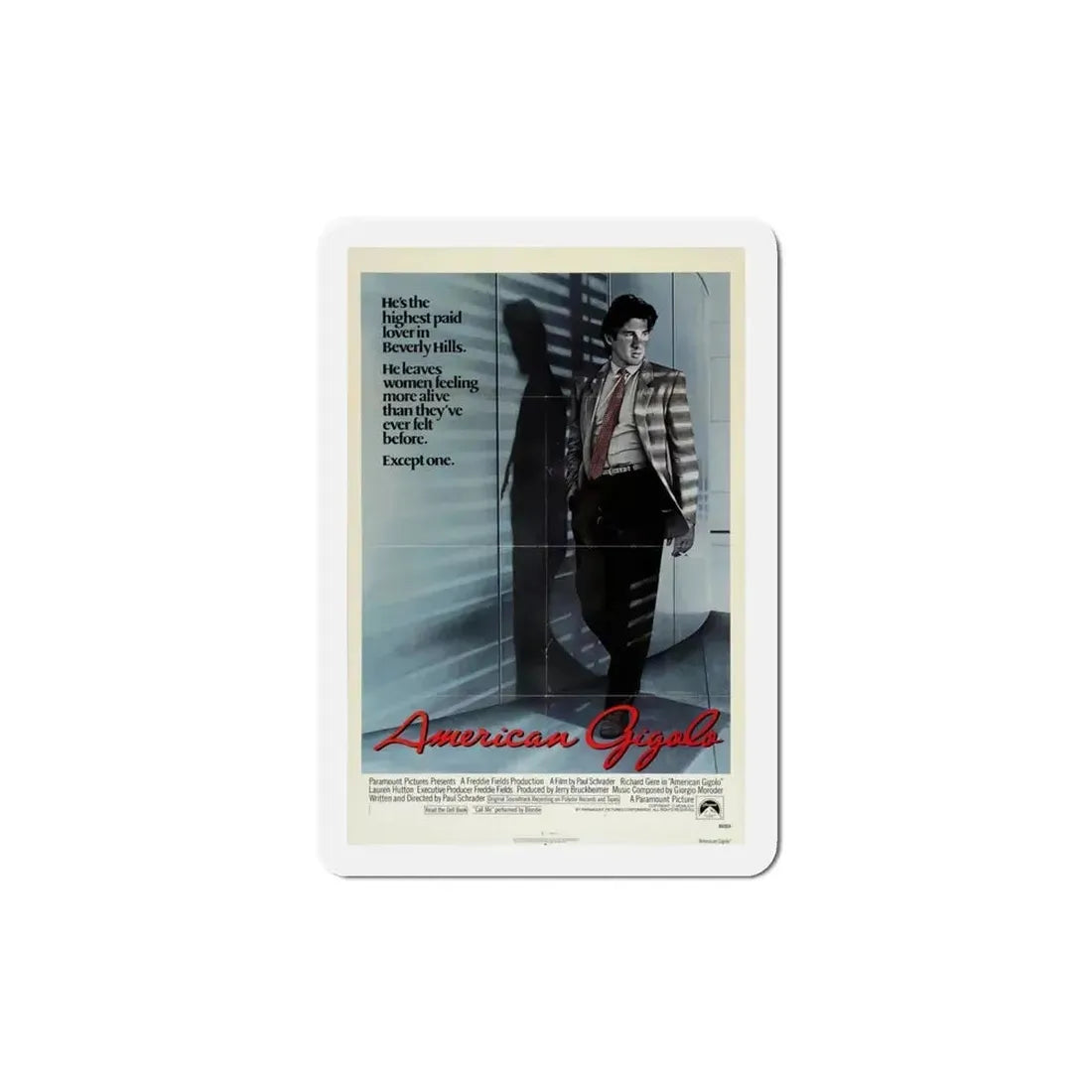 American Gigolo 1980 Movie Poster Refrigerator Magnet - The Sticker Space