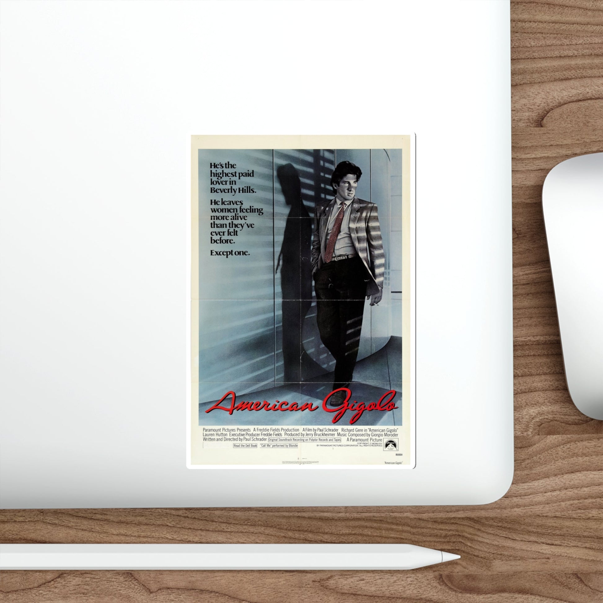 American Gigolo 1980 Movie Poster STICKER Vinyl Die-Cut Decal-The Sticker Space