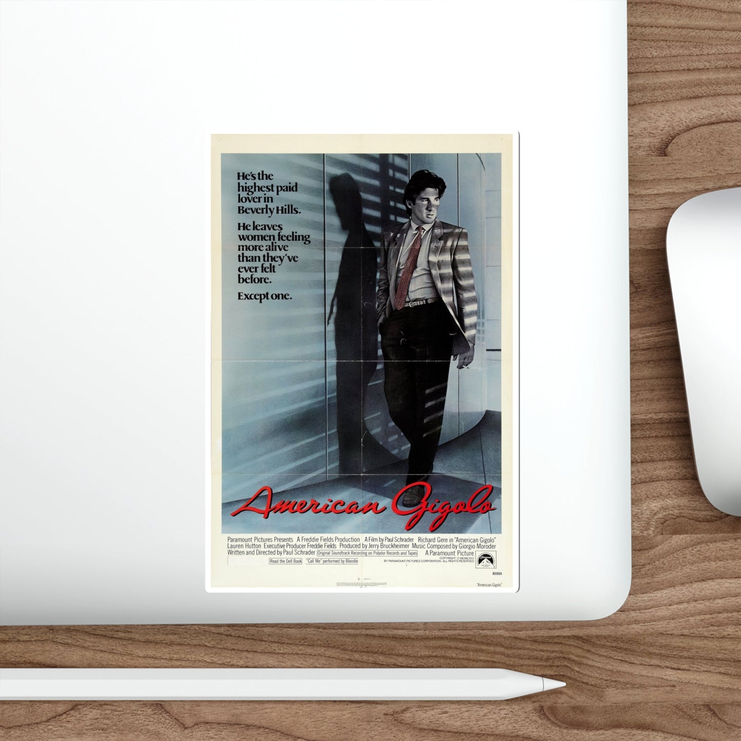 American Gigolo 1980 Movie Poster STICKER Vinyl Die-Cut Decal-The Sticker Space