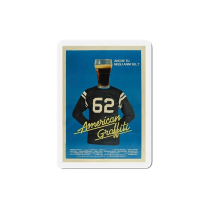 American Graffiti 1973 3 Movie Poster Refrigerator Magnet 3 Inch - The Sticker Space
