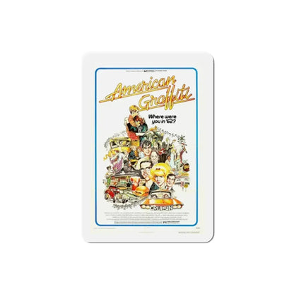 American Graffiti 1973 Movie Poster Refrigerator Magnet - The Sticker Space