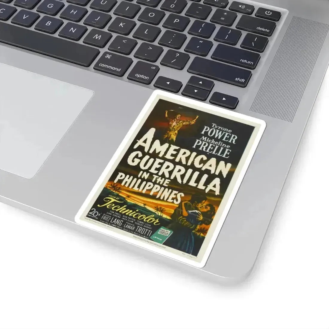American Guerrilla in the Philippines 1950 Movie Poster - STICKER Vinyl Kiss-Cut Decal - The Sticker Space