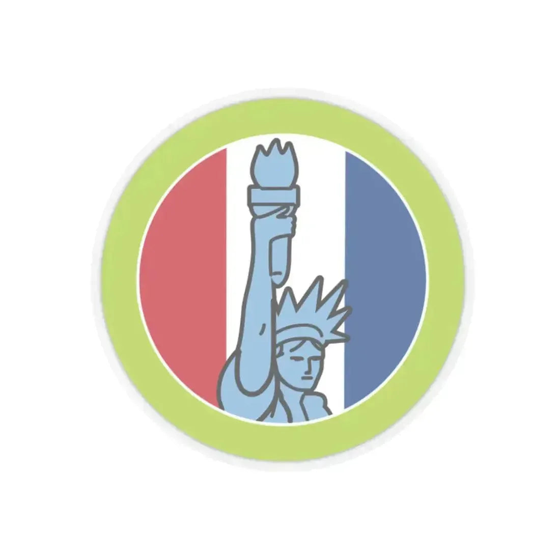 American Heritage (Boy Scout Merit Badge) STICKER Vinyl Kiss-Cut Decal 2 Inch Transparent - The Sticker Space