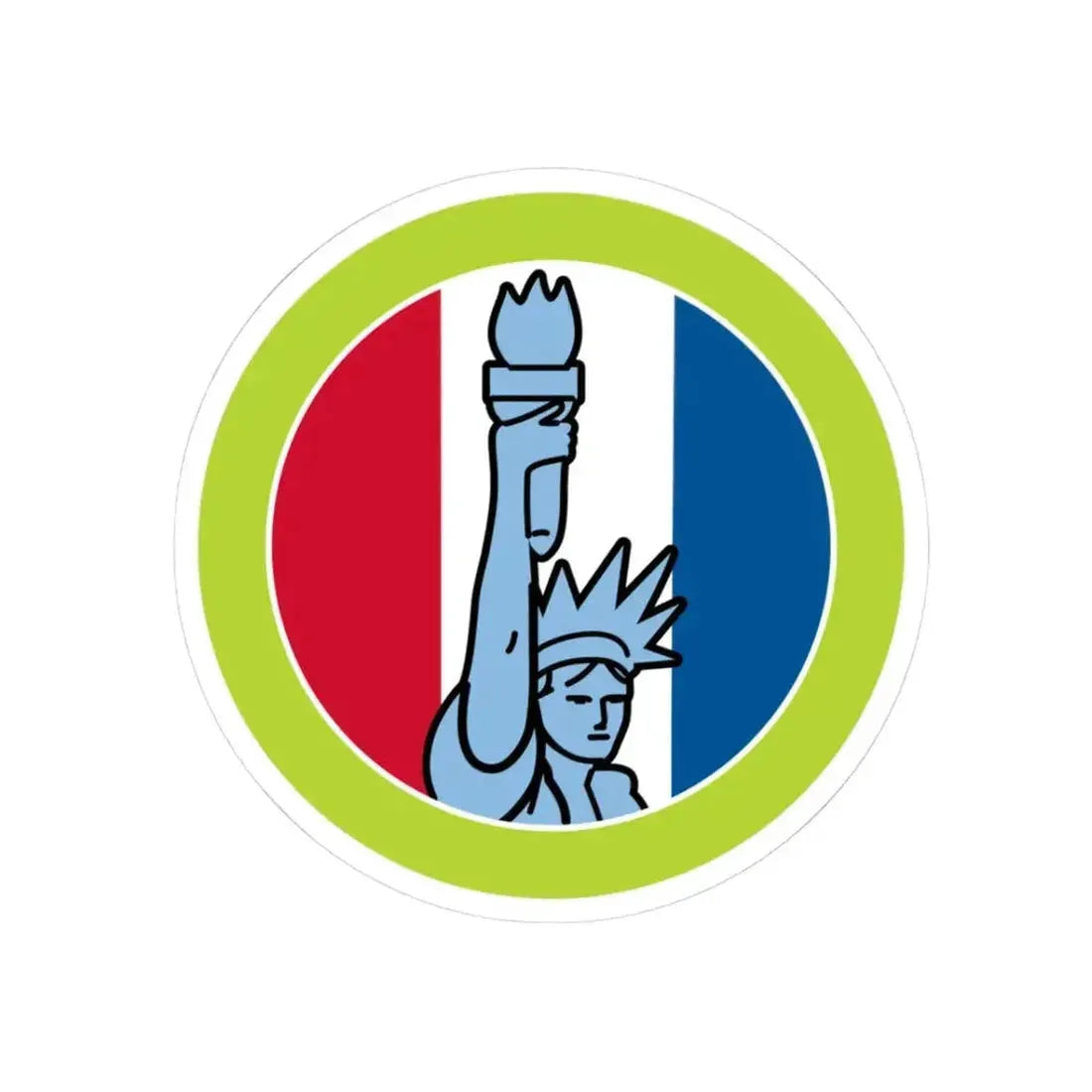 American Heritage (Boy Scout Merit Badge) STICKER Vinyl Kiss-Cut Decal 3 Inch White - The Sticker Space