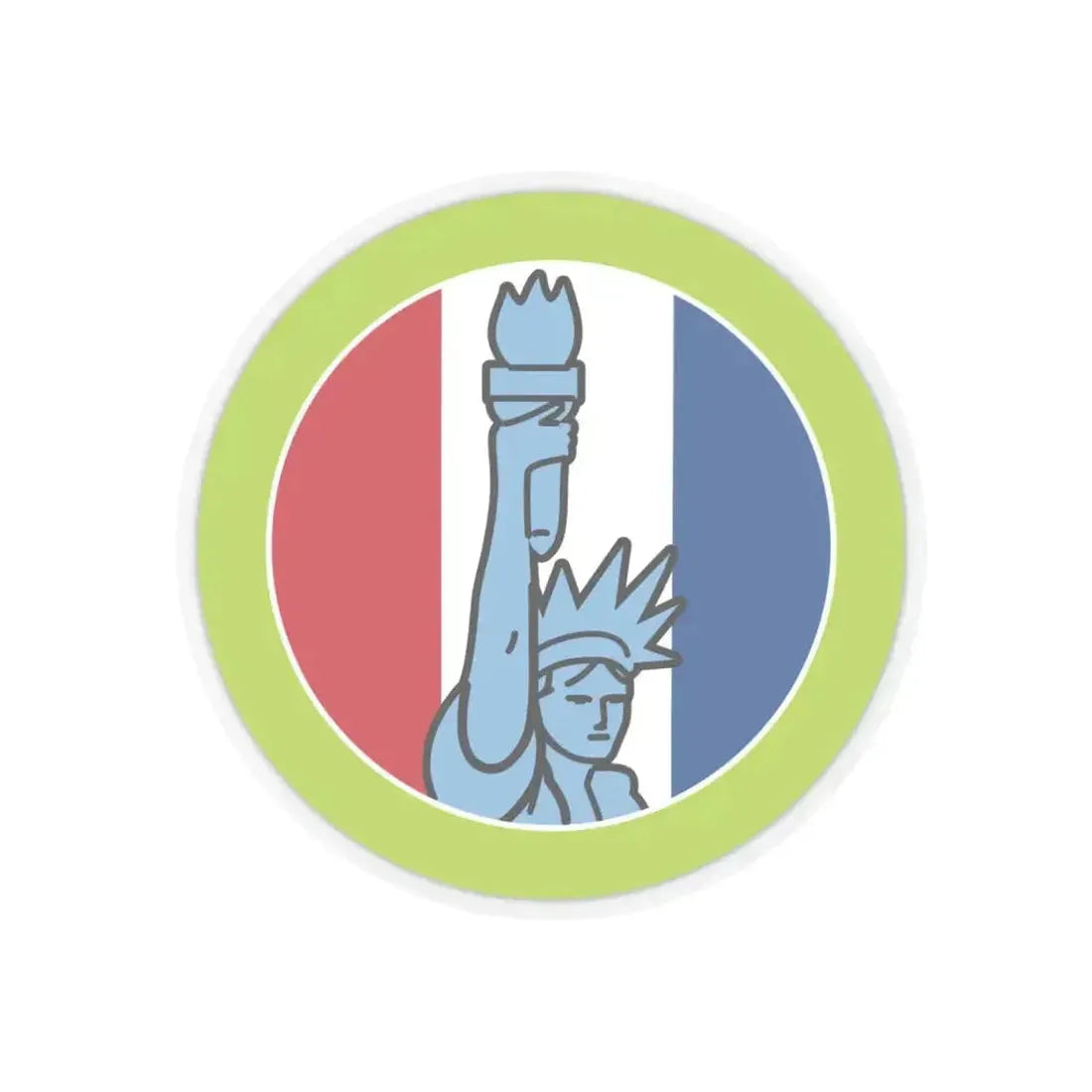 American Heritage (Boy Scout Merit Badge) STICKER Vinyl Kiss-Cut Decal 4 Inch Transparent - The Sticker Space